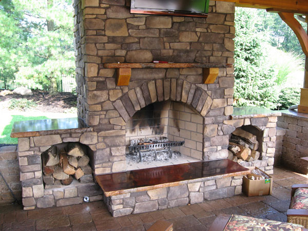 Woodburning Fireplace